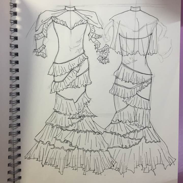 服裝款式圖中的針紡織品 設計、工藝與趨勢的交融